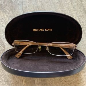 Michael Kors rimless eyeglasses frame